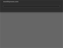 Tablet Screenshot of monthlynews.com